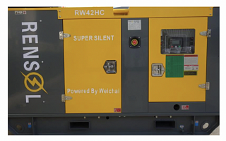 Дизельный генератор Rensol RW 42 HC в кожухе с АВР ДизельЭнергоРесурс